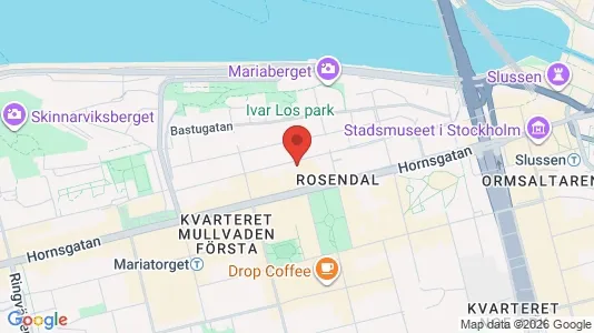 Apartments for rent i Södermalm - kort over placeringen