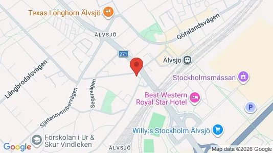 Apartments for rent i Stockholm South - kort over placeringen