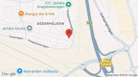 Apartments for rent i Järfälla - kort over placeringen