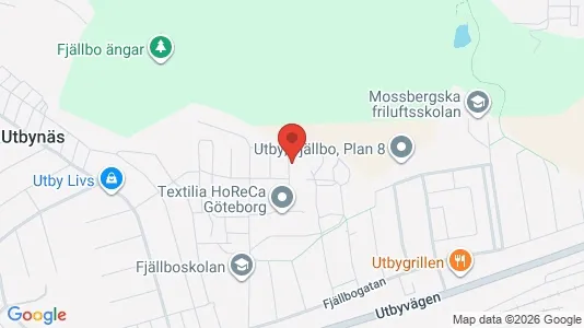 Apartments for rent i Gothenburg East - kort over placeringen
