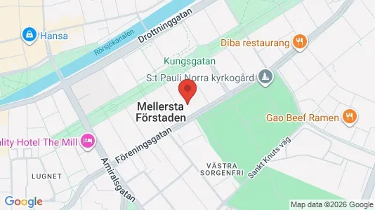Apartments for rent i Malmö City - kort over placeringen