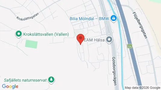 Apartments for rent i Mölndal - kort over placeringen
