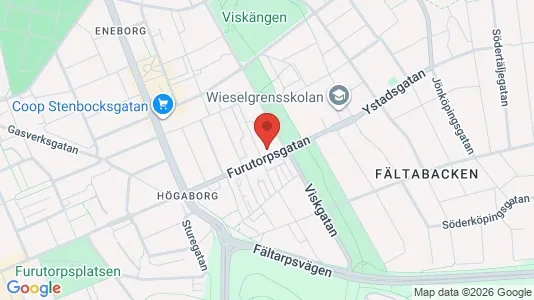 Apartments for rent i Helsingborg - kort over placeringen