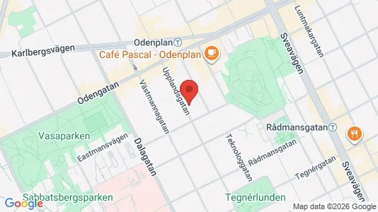 Apartments for rent i Vasastan - kort over placeringen