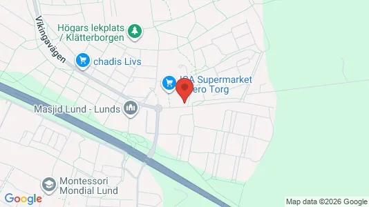 Apartments for rent i Lund - kort over placeringen