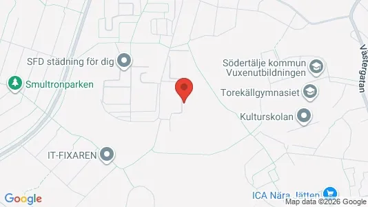 Apartments for rent i Södertälje - kort over placeringen
