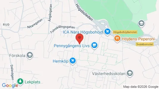 Apartments for rent i Majorna-Linné - kort over placeringen