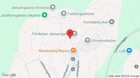 Apartments for rent i Gothenburg East - kort over placeringen