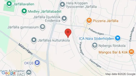 Apartments for rent i Järfälla - kort over placeringen