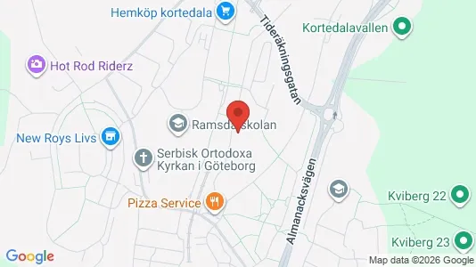 Apartments for rent i Gothenburg East - kort over placeringen