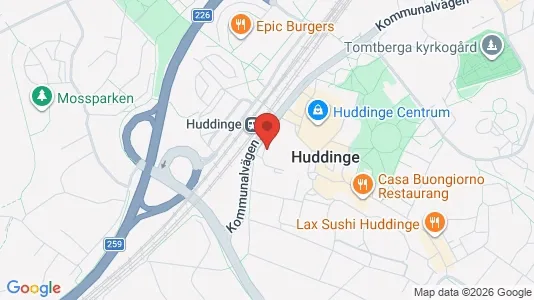 Apartments for rent i Huddinge - kort over placeringen