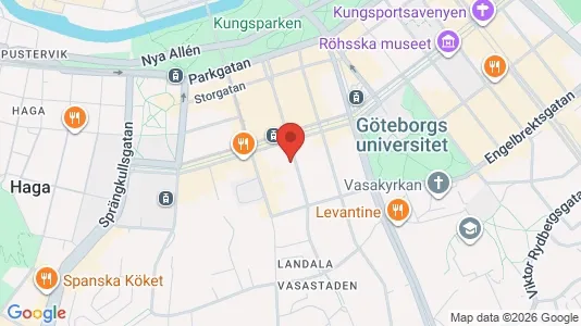 Apartments for rent i Gothenburg City Centre - kort over placeringen