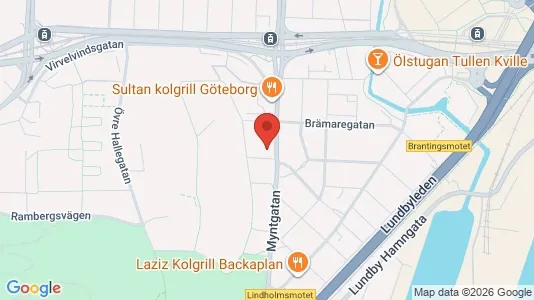 Apartments for rent i Lundby - kort over placeringen