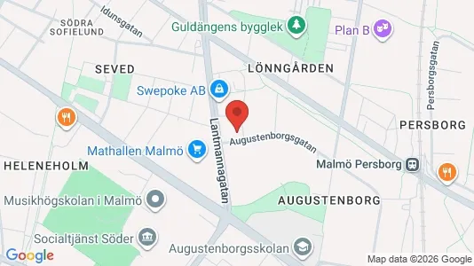 Apartments for rent i Sofielund - kort over placeringen
