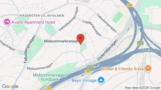 Apartments for rent i Stockholm South - kort over placeringen