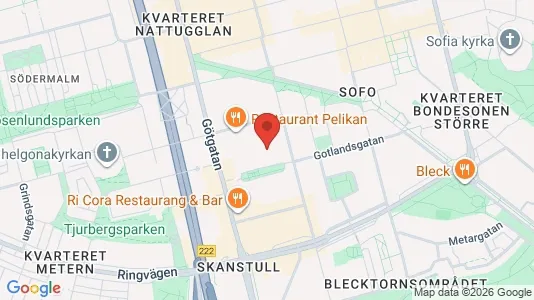 Apartments for rent i Södermalm - kort over placeringen