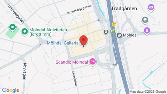 Apartments for rent i Mölndal - kort over placeringen