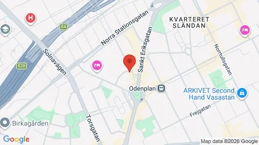 Apartments for rent i Vasastan - kort over placeringen