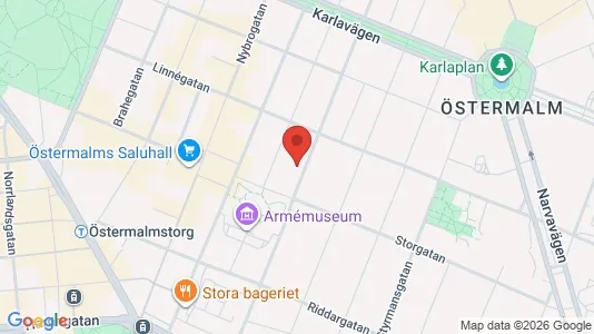 Apartments for rent i Östermalm - kort over placeringen