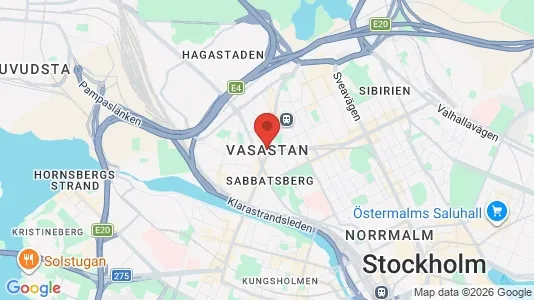 Apartments for rent i Vasastan - kort over placeringen