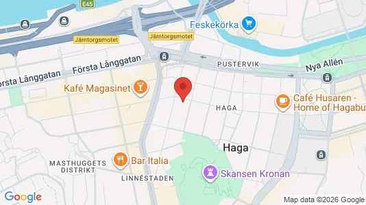 Apartments for rent i Gothenburg City Centre - kort over placeringen