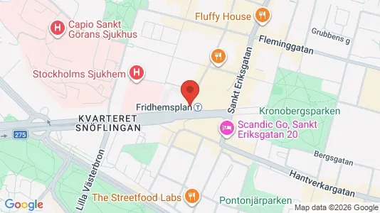 Apartments for rent i Kungsholmen - kort over placeringen