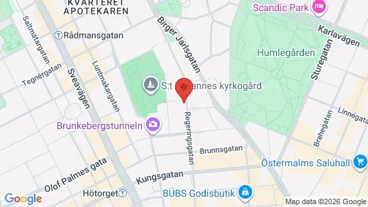 Apartments for rent i Stockholm City - kort over placeringen
