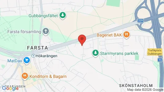 Apartments for rent i Stockholm South - kort over placeringen