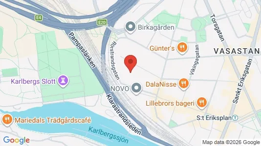 Apartments for rent i Vasastan - kort over placeringen