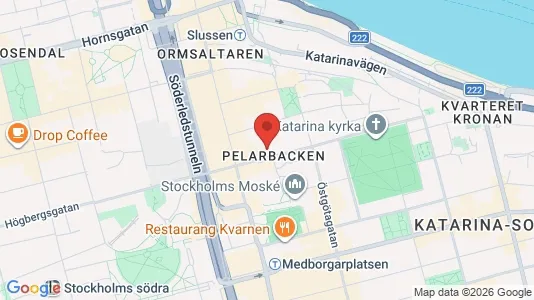 Apartments for rent i Södermalm - kort over placeringen