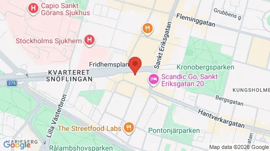 Apartments for rent i Kungsholmen - kort over placeringen
