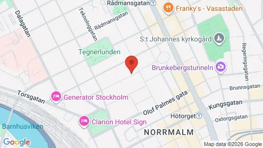 Apartments for rent i Stockholm City - kort over placeringen
