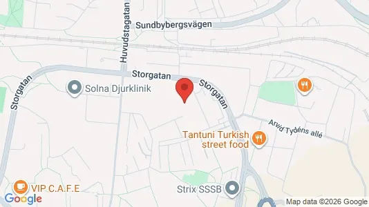 Apartments for rent i Solna - kort over placeringen