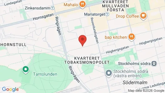 Apartments for rent i Södermalm - kort over placeringen