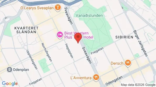 Apartments for rent i Vasastan - kort over placeringen