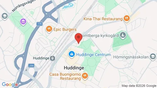 Apartments for rent i Huddinge - kort over placeringen