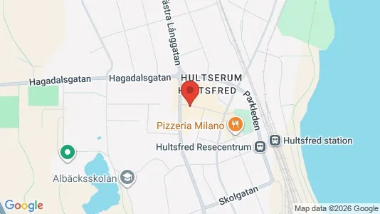 Apartments for rent i Hultsfred - kort over placeringen