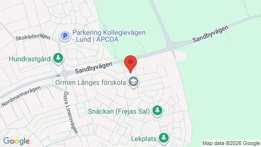 Apartments for rent i Lund - kort over placeringen
