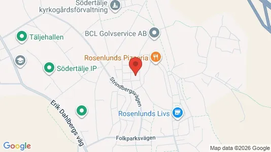 Apartments for rent i Södertälje - kort over placeringen