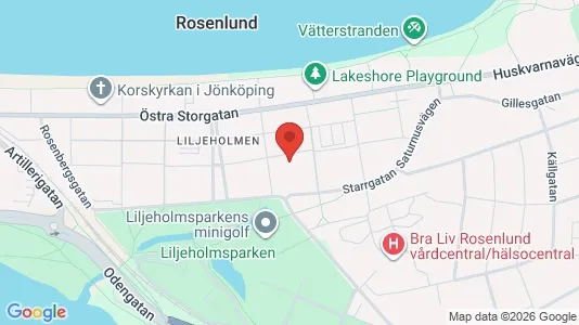 Apartments for rent i Jönköping - kort over placeringen