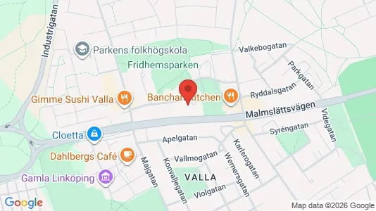 Apartments for rent i Linköping - kort over placeringen