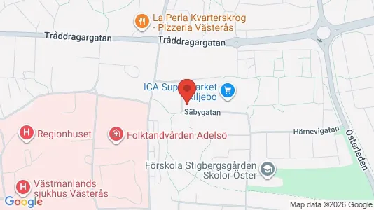 Apartments for rent i Västerås - kort over placeringen