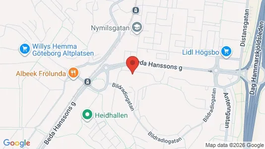 Apartments for rent i Askim-Frölunda-Högsbo - kort over placeringen