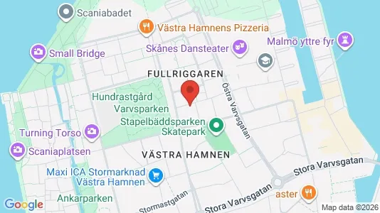 Apartments for rent i Malmö City - kort over placeringen