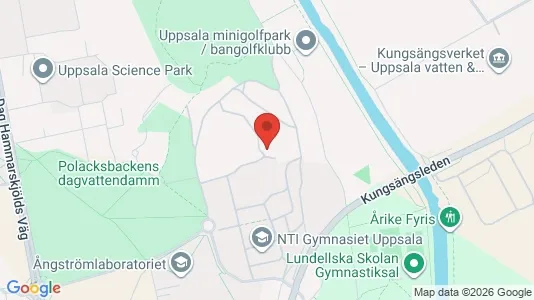Apartments for rent i Uppsala - kort over placeringen