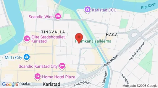 Apartments for rent i Karlstad - kort over placeringen
