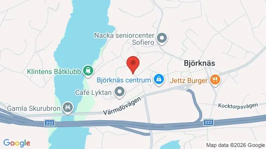 Apartments for rent i Nacka - kort over placeringen