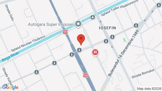 Apartments for rent i Timişoara - kort over placeringen