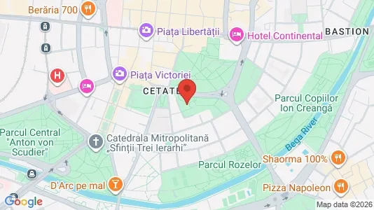 Apartments for rent i Timişoara - kort over placeringen