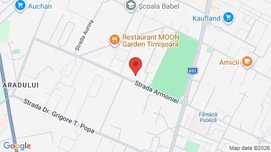 Apartments for rent i Timişoara - kort over placeringen